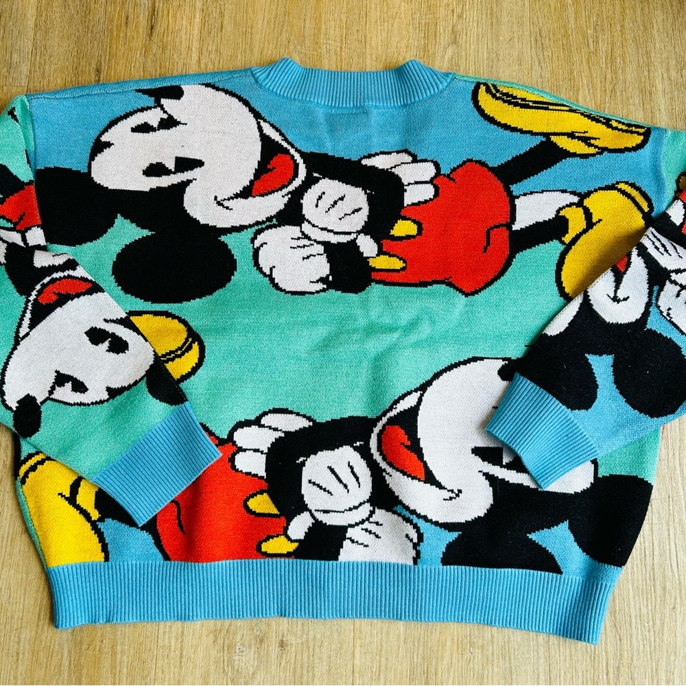 Disney Turquoise Mickey Mouse Women's Cardigan - Picture 3 of 12